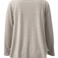 Eyelet Long Sleeve Blouse
