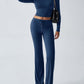 Devine Round Neck Long Sleeve Top and Drawstring Pants Set