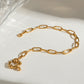 18K Gold-Plated Stainless Steel Chain Bracelet