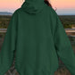 Drawstring Dropped Shoulder Hoodie