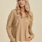 Double Take Full Size High-Low Dropped Shoulder Long Sleeve Hoodie
