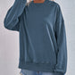 Malibu Dreams Dropped Shoulder Slit Hoodie