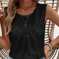 Ruched Round Neck Tank