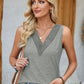 Lace Detail V-Neck Tank