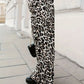 Full Size Animal Print Elastic Waist Pants