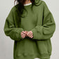 Round Neck Dropped Shoulder Long Sleeve Sweatshirt