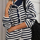 Pocketed Half Snap Sherpa Jacket