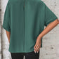 Knotted Round Neck Half Sleeve Blouse