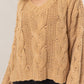 HYFVE Cable Knit V-Neck Sweater