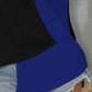 Color Block Notched Short Sleeve T-Shirt
