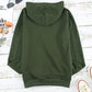 Lace-Up Dropped Shoulder Hoodie