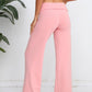 Elastic Waist Wide Leg Pants
