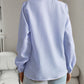 Devine Ruffle Trim Long Sleeve Shirt