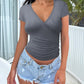 Devine Surplice Short Sleeve T-Shirt