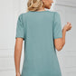Square Neck Puff Sleeve T-Shirt