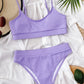 Scoop Neck Spaghetti Strap Two-Piece Swim Set