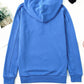 Lace-Up Dropped Shoulder Hoodie