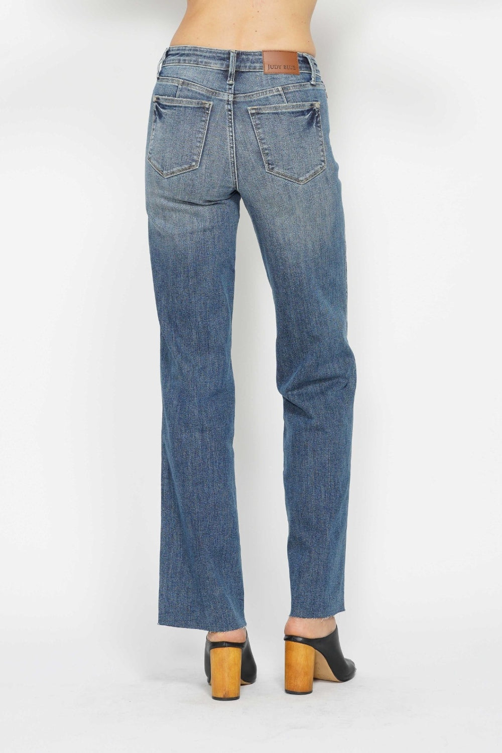 Judy Blue Full Size Tummy Control Straight Jeans *