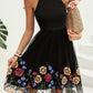 Cutout Grecian Neck Mini Dress