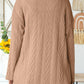 Button Up Drop Shoulder Jacket