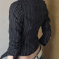 Devine Striped Collared Neck Long Sleeve Shirt