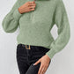 Honey Half Zip Dropped Shoulder Sweater