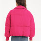 Zip Up Turtleneck Long Sleeve Winter Coat