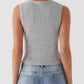Lovelet Button Up Round Neck Tank