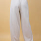 Elastic Waist Wide Leg Pants
