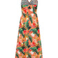 Full Size Twisted Printed V-Neck Cami Dress
