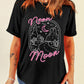 Graphic Round Neck Short Sleeve T-Shirt