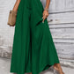 Tied High Waist Wide Leg Pants