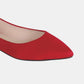 Forever Link Pointy Toe Slip On Flat Loafers