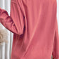 Valentine’s Day Strawberry Red Sequin Checkered Heart Long Sleeve Sweatshirt
