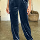 Pocketed Elastic Waist Joggers