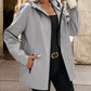 Ivy Lane Pocketed Zip Up Hooded Jacket