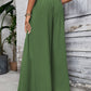Tied High Waist Wide Leg Pants