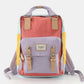 Himawari Contrast Waterproof Nylon Backpack Bag