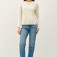 Be Cool Heathered Round Neck Long Sleeve Sweater
