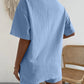 Button Up Short Sleeve Shirt and Shorts Set