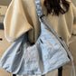 Drawstring Strap Ruched Crossbody Bag