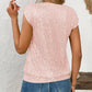Sequin V-Neck Cap Sleeve Top