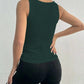 Lace Detail Square Neck Wide Strap Tank