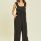 HEYSON Full Size Ruffled Strap Back Tie Wide Leg Jumpsuit
