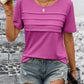 Round Neck Short Sleeve Top