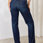 Judy Blue Full Size Button-Fly Straight Jeans