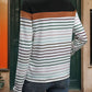 Striped Round Neck Long Sleeve T-Shirt