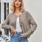 Button Down Exposed Seam Cardigan