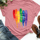 Graphic Round Neck Short Sleeve T-Shirt
