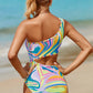 Sandn'Surf Cutout Single Shoulder One-Piece Swimwear